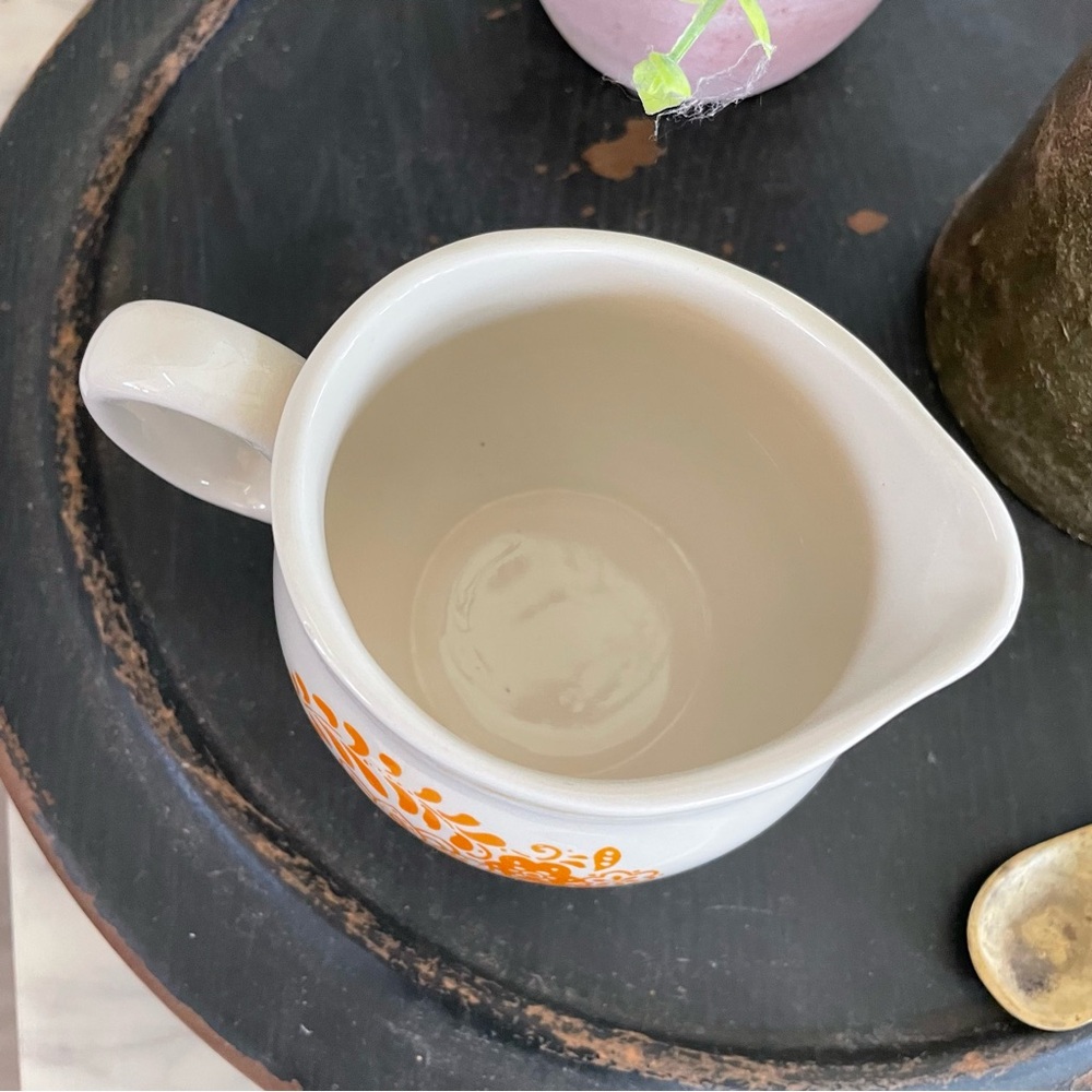 Retired The Pioneer Woman Creamer Flea Market Pattern Floral Stoneware - Picture 6 of 6